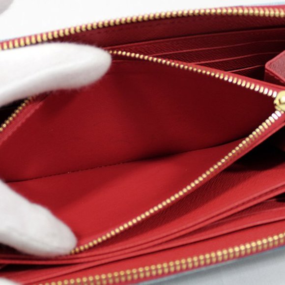 Louis Vuitton Monogram Denim Zippy Wallet Patchwork Blue - Picture 7 of 7